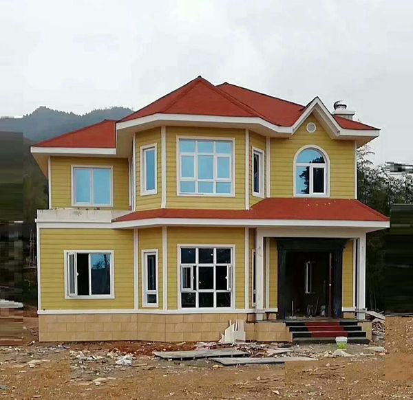 輕鋼別墅是我國現在農村自建房的首選(圖1)