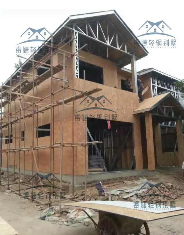 200多平別墅25天完工是什么體驗？安徽王總輕鋼別墅全過程揭秘！(圖27)