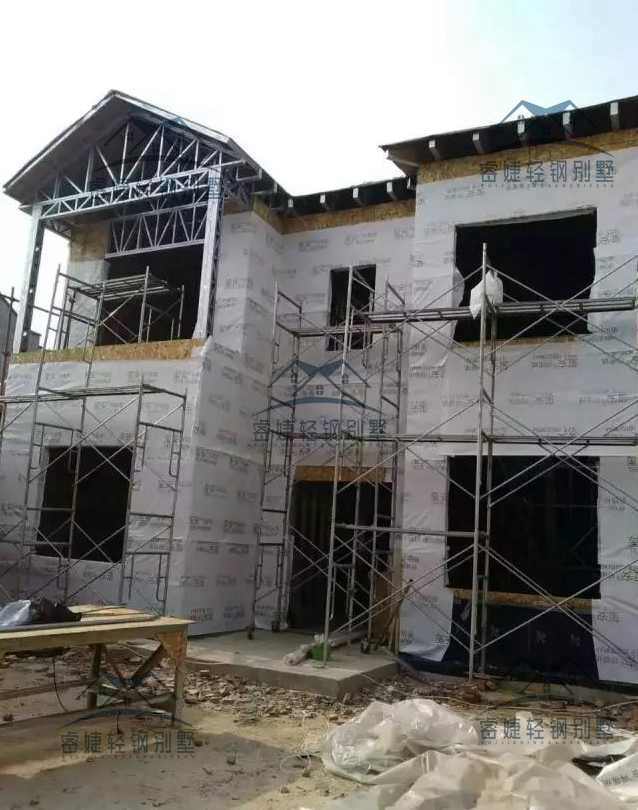 200多平別墅25天完工是什么體驗？安徽王總輕鋼別墅全過程揭秘！(圖28)