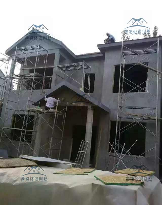 200多平別墅25天完工是什么體驗？安徽王總輕鋼別墅全過程揭秘！(圖33)
