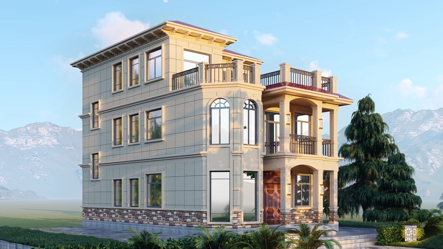 稻田邊的夢幻之居：農村輕鋼別墅，打造農民心頭最愛！