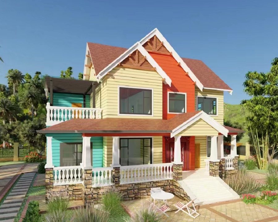 30萬輕鋼別墅大概可以建多大面積？