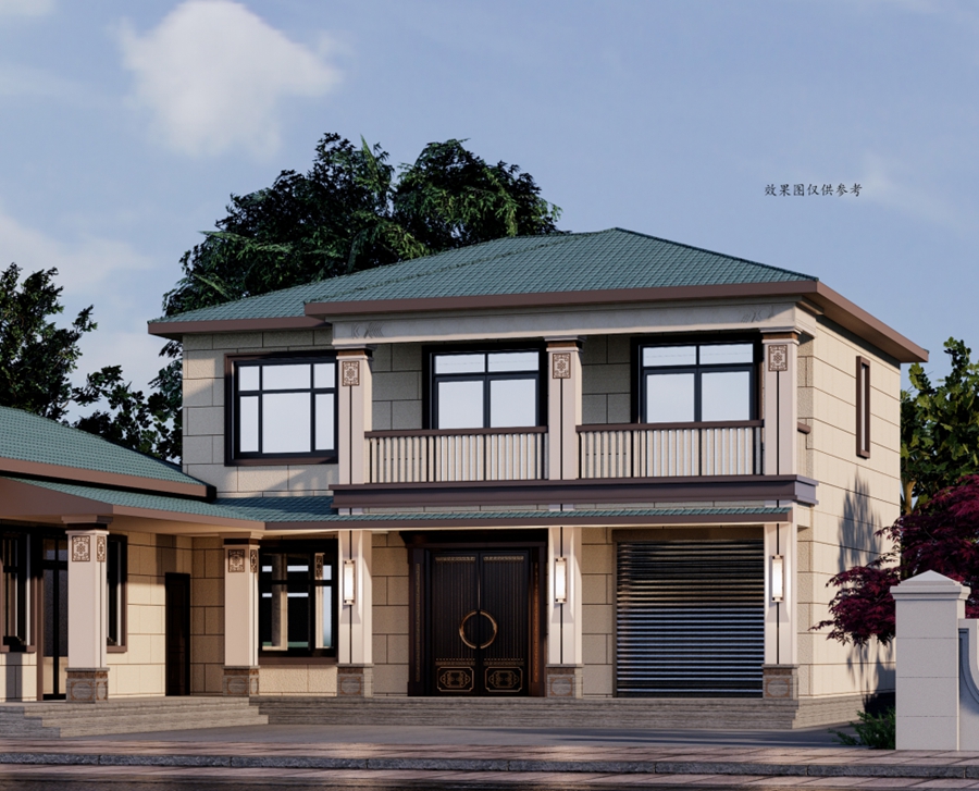 農村自建房設計圖二層推薦(圖2)