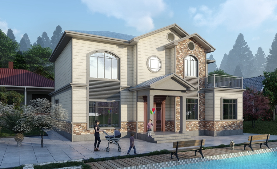 一棟兩層200平方的輕鋼別墅需要多少人施工？