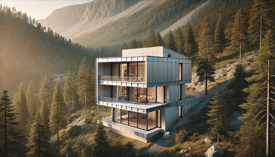 輕鋼別墅適合在山區(qū)建造嗎？山地建房新選擇